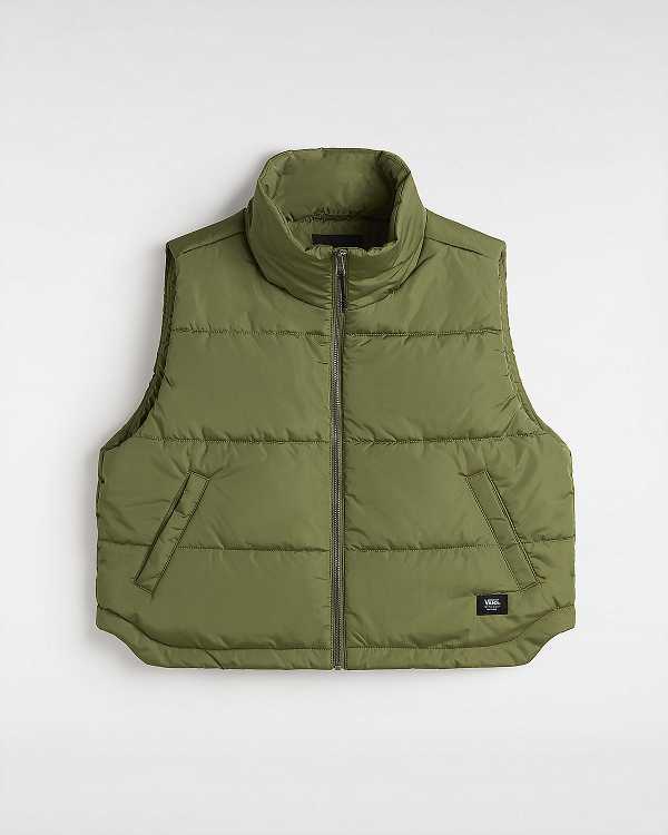 Green Women Vans MTE Foundry Vest Canada | VN1029457