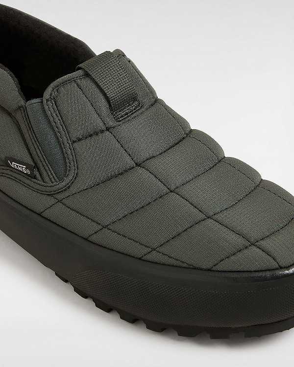 Green Women Vans MTE Snow Lodge Slipper Mid X Blake Paul Snow Boots Canada | VN4285170