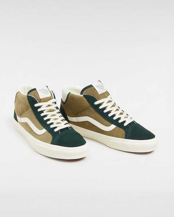Green Women Vans Mid Skool 37 Sneakers Canada | VN3714568