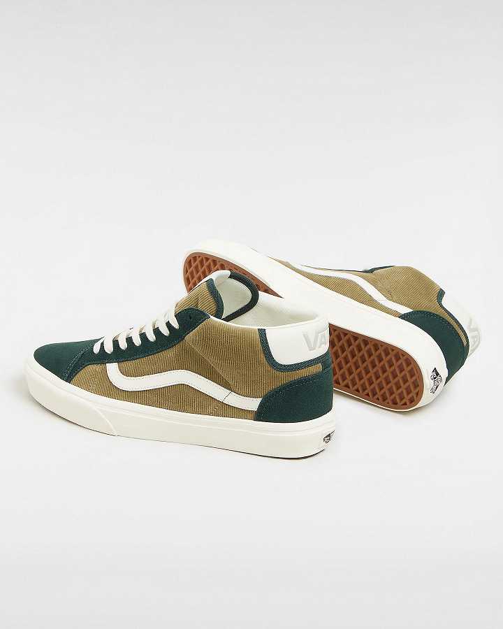 Green Women Vans Mid Skool 37 Sneakers Canada | VN3714568