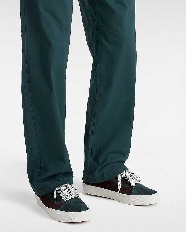 Green Women Vans Old Skool Pig Suede Sneakers Canada | VN1729546