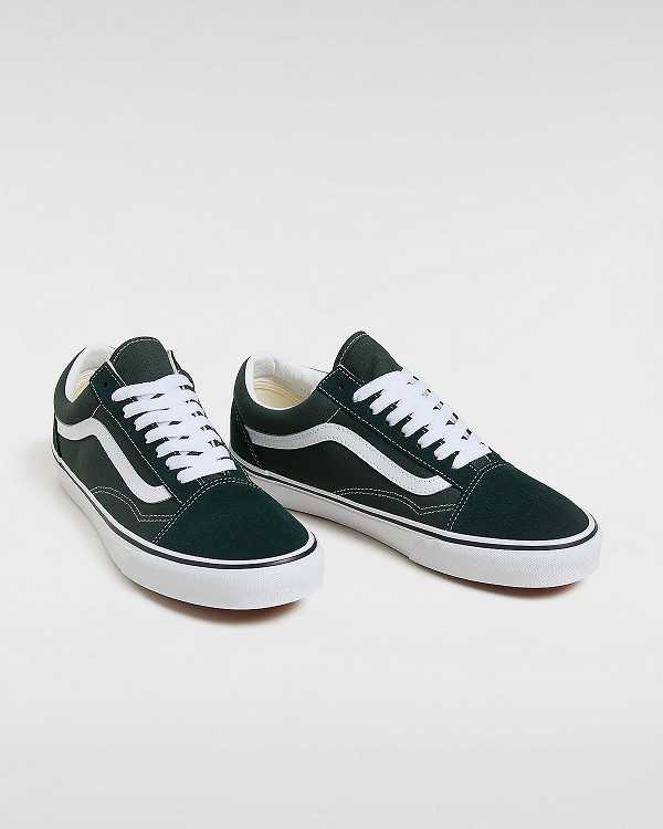 Green Women Vans Old Skool Sneakers Canada | VN8497150