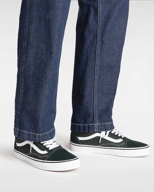 Green Women Vans Old Skool Sneakers Canada | VN8497150