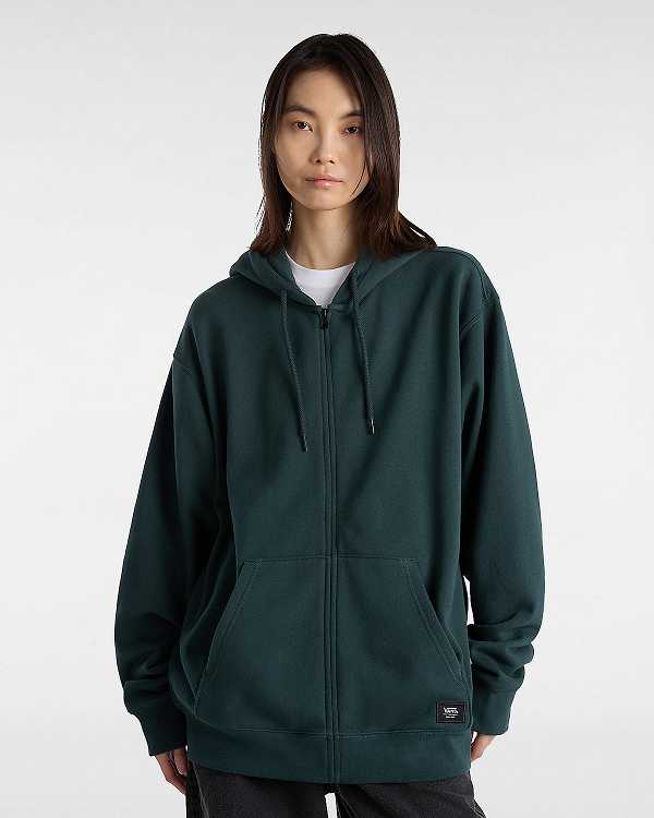 Green Women Vans Original Standards Loose Hoodie Canada | VN9023487