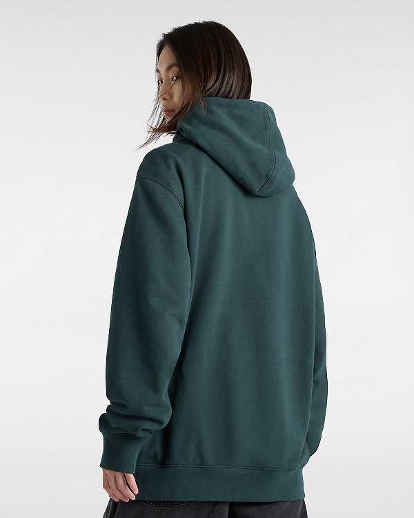 Green Women Vans Original Standards Loose Hoodie Canada | VN9023487