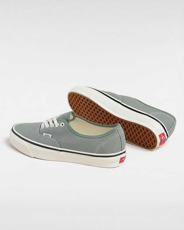 Green Women Vans Premium Authentic 44 Duck Canvas Shoes Canada | VN6385014
