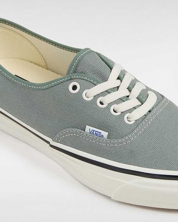 Green Women Vans Premium Authentic 44 Duck Canvas Shoes Canada | VN6385014