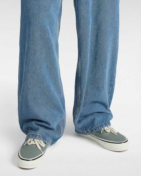 Green Women Vans Premium Authentic 44 Duck Canvas Shoes Canada | VN6385014