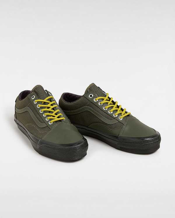Green Women Vans Premium Old Skool 36 Skate Shoes Canada | VN4716285