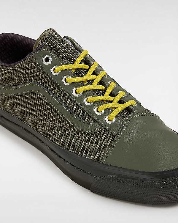 Green Women Vans Premium Old Skool 36 Skate Shoes Canada | VN4716285