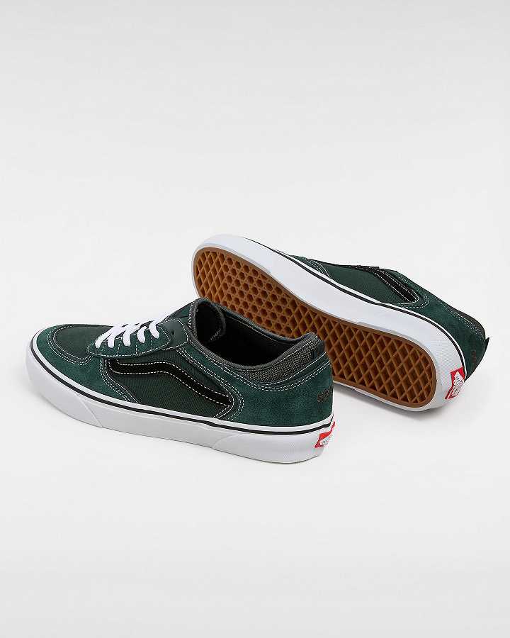 Green Women Vans Rowley Skate Shoes Canada | VN8271469