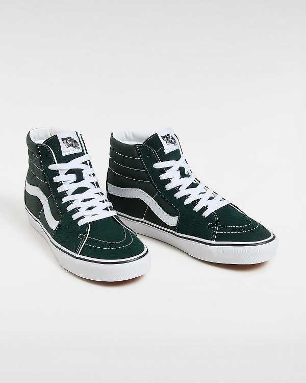Green Women Vans Sk8-Hi Skate Shoes Canada | VN1736054
