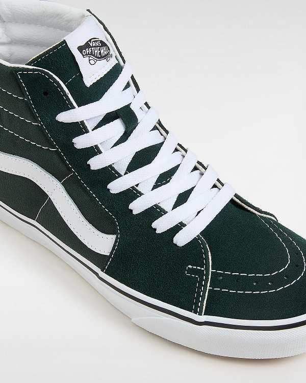 Green Women Vans Sk8-Hi Skate Shoes Canada | VN1736054