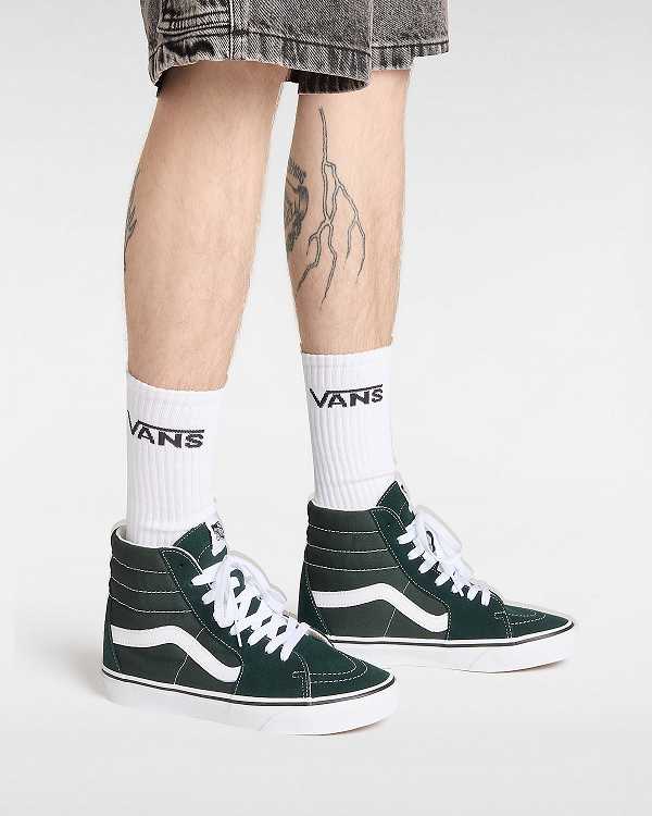 Green Women Vans Sk8-Hi Skate Shoes Canada | VN1736054