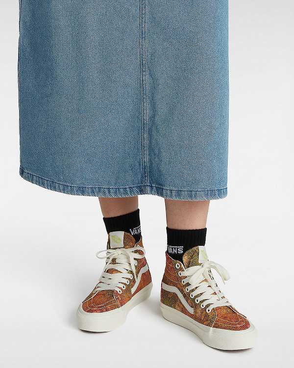 Green Women Vans Sk8-Hi Tapered Sneakers Canada | VN1936042