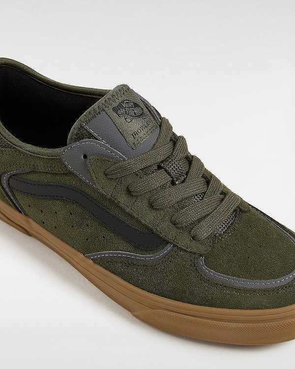 Green Women Vans Skate Rowley Sneakers Canada | VN6805734