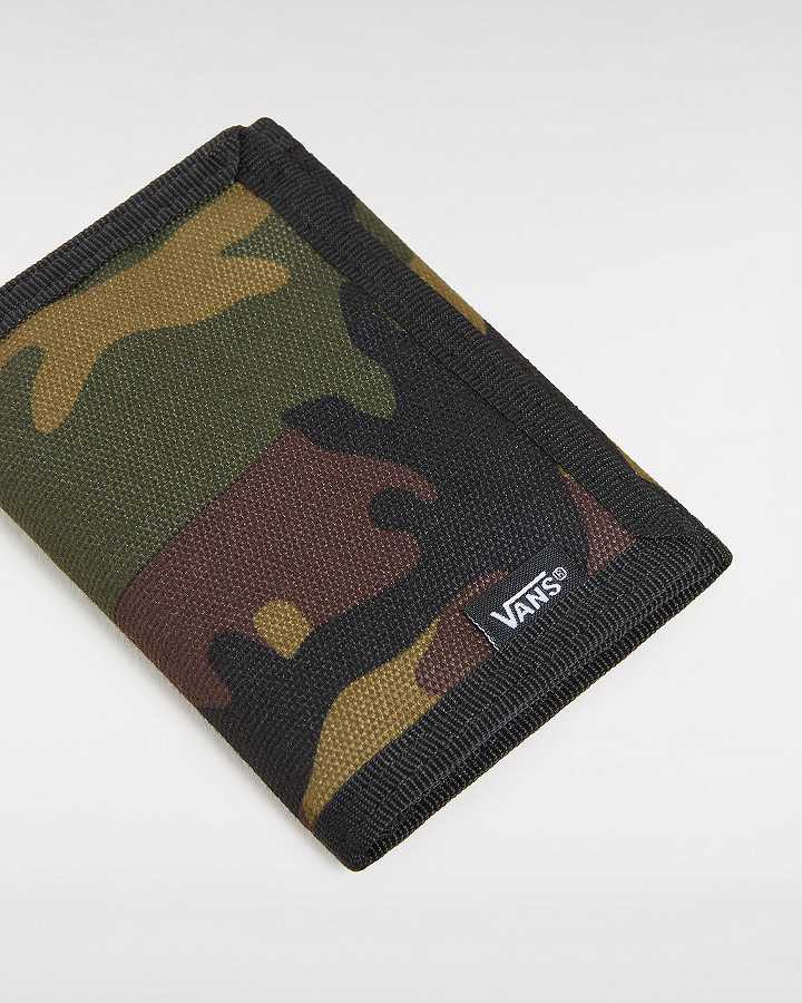 Green / Brown Unisex Vans Slipped Wallet Canada | VN1468307