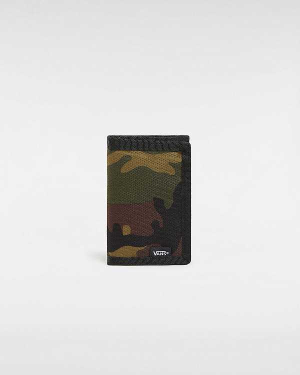 Green / Brown Unisex Vans Slipped Wallet Canada | VN1468307