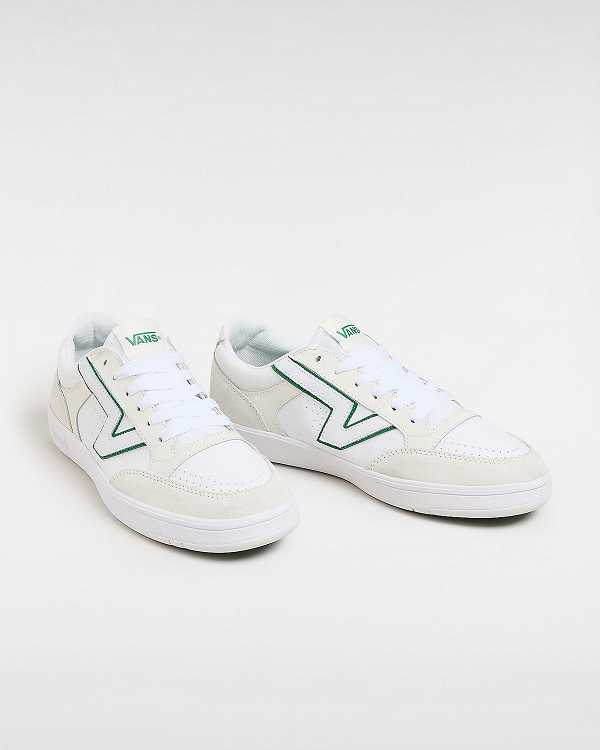 Green / White Men Vans Lowland ComfyCush Tennis Shoes Canada | VN9704125
