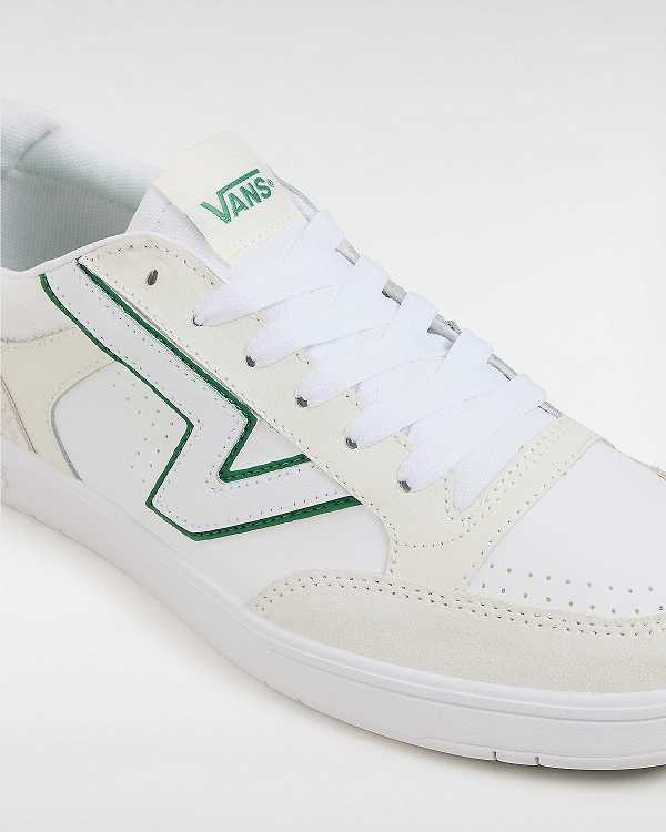 Green / White Men Vans Lowland ComfyCush Tennis Shoes Canada | VN9704125