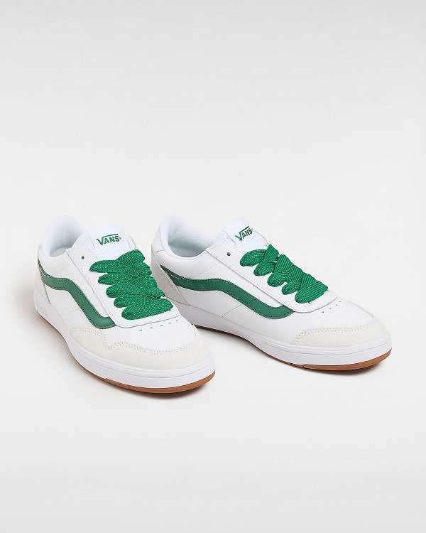 Green / White Women Vans Cruze Too ComfyCush Sneakers Canada | VN1748203