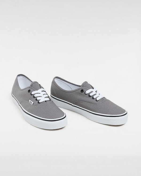 Grey Men Vans Authentic Sneakers Canada | VN2683074