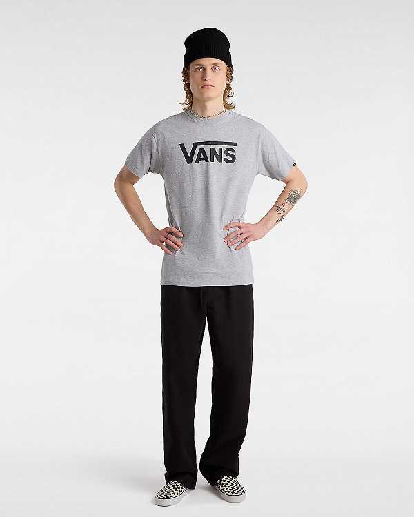 Grey Men Vans Classic T Shirts Canada | VN7235401