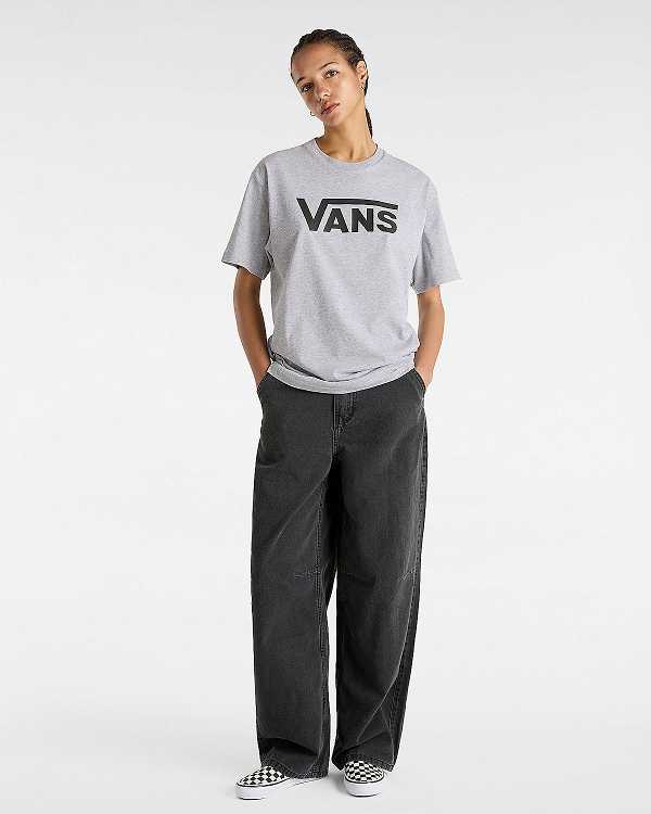 Grey Men Vans Classic T Shirts Canada | VN7235401