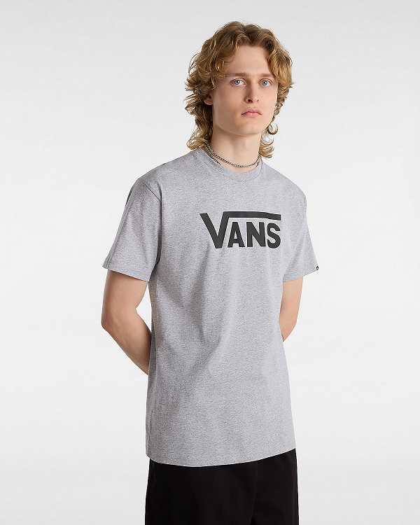 Grey Men Vans Classic T Shirts Canada | VN7235401