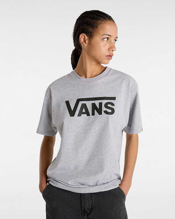 Grey Men Vans Classic T Shirts Canada | VN7235401