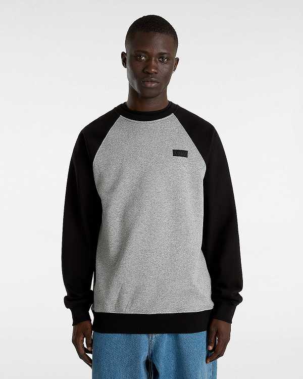 Grey Men Vans Core Basic Raglan T Shirts Canada | VN0781693