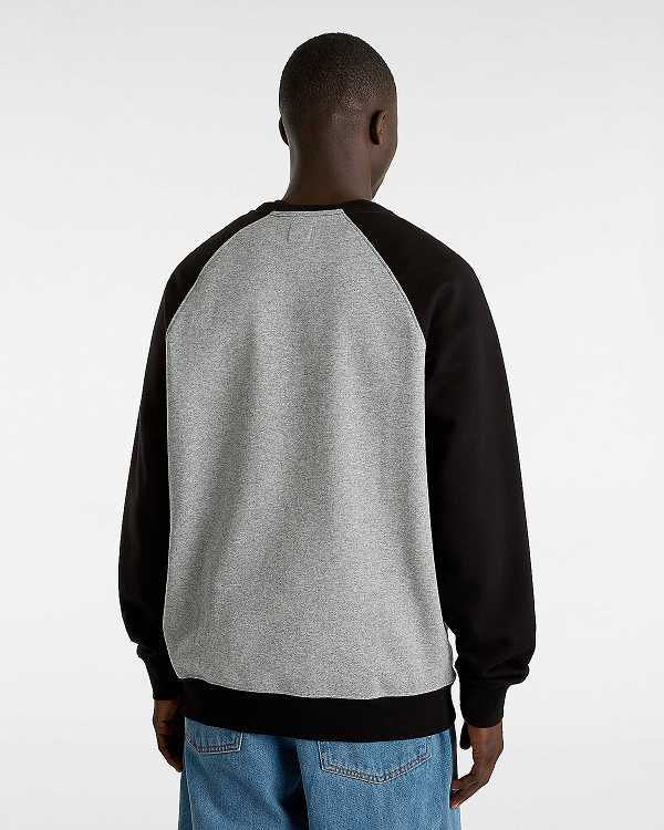 Grey Men Vans Core Basic Raglan T Shirts Canada | VN0781693