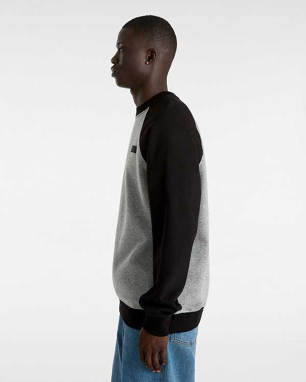 Grey Men Vans Core Basic Raglan T Shirts Canada | VN0781693