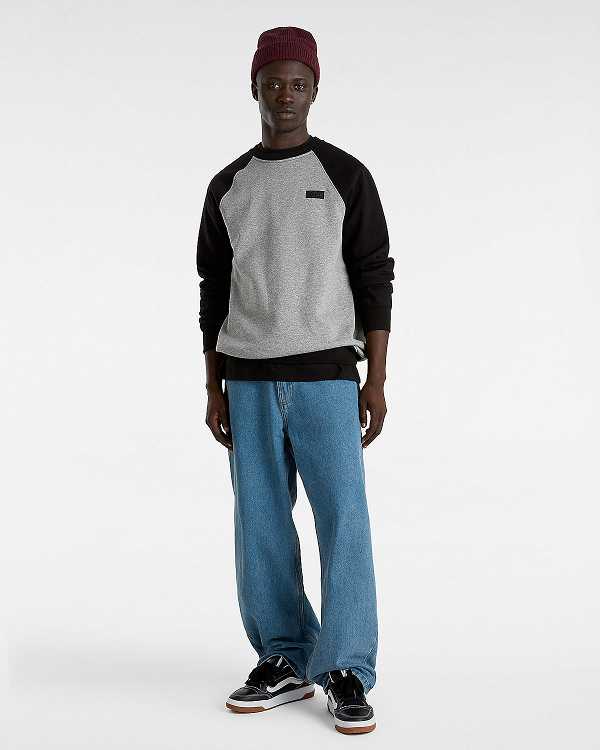 Grey Men Vans Core Basic Raglan T Shirts Canada | VN0781693