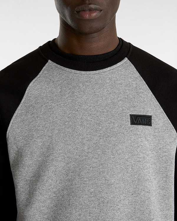 Grey Men Vans Core Basic Raglan T Shirts Canada | VN0781693