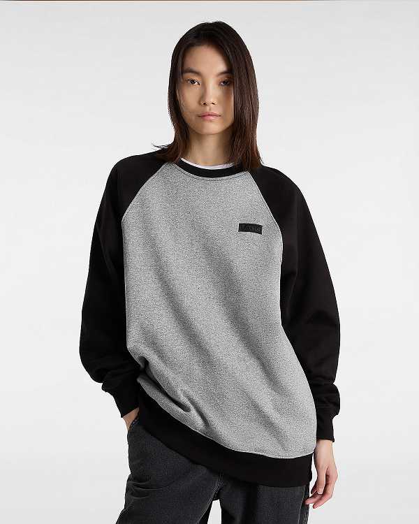 Grey Men Vans Core Basic Raglan T Shirts Canada | VN0781693