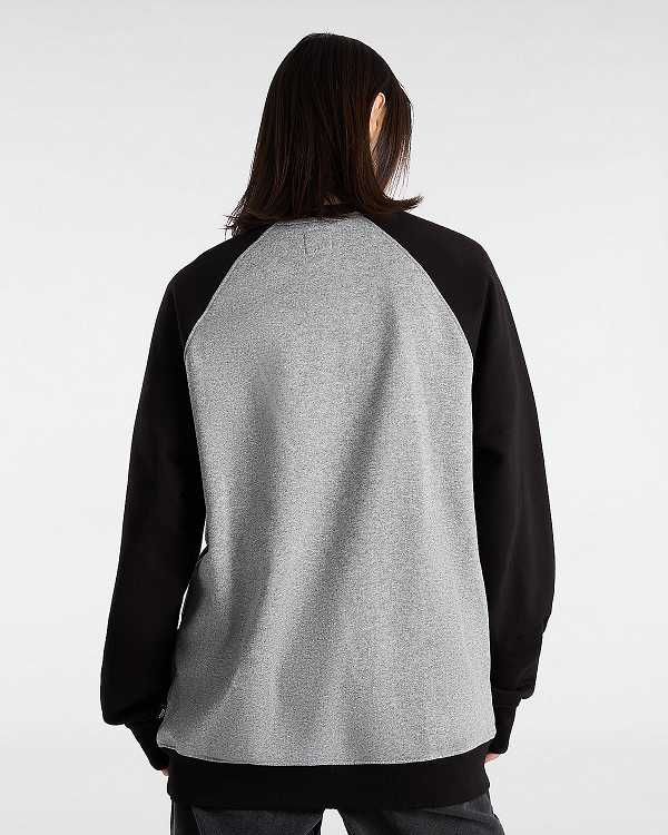 Grey Men Vans Core Basic Raglan T Shirts Canada | VN0781693