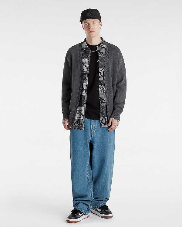 Grey Men Vans Emmett Cardigan Canada | VN0941276