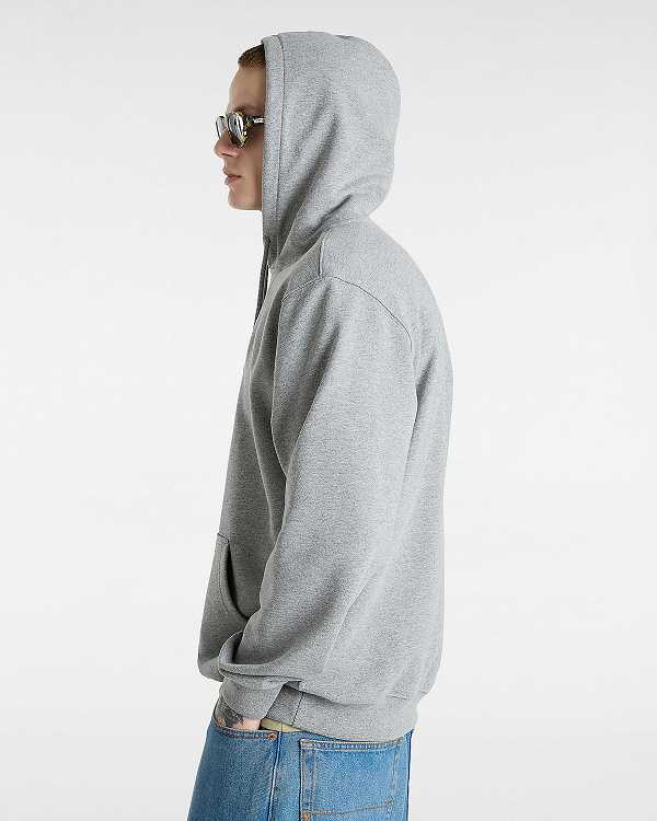 Grey Men Vans Global Line Loose Hoodie Canada | VN6971025