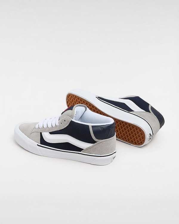 Grey Men Vans Knu Mid Sneakers Canada | VN5094132