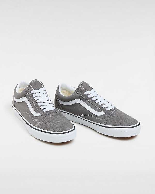 Grey Men Vans Old Skool Sneakers Canada | VN7981062
