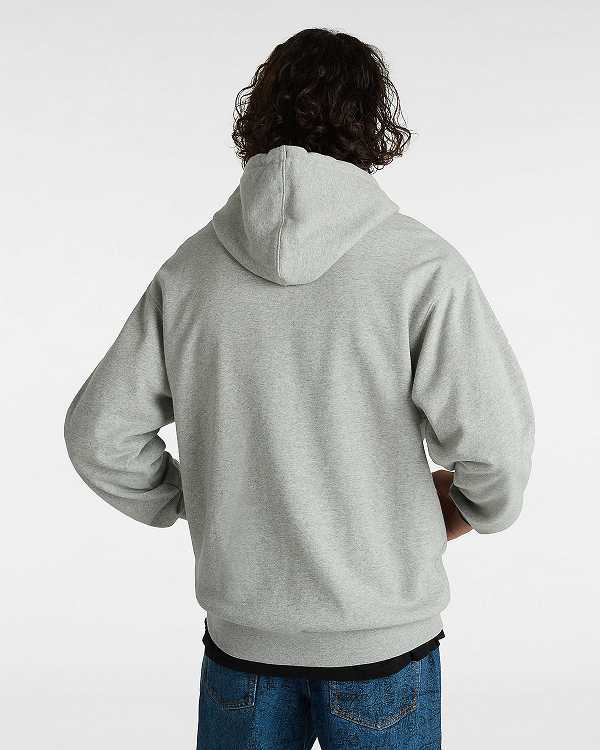 Grey Men Vans Original Standard Loose Hoodie Canada | VN9260183