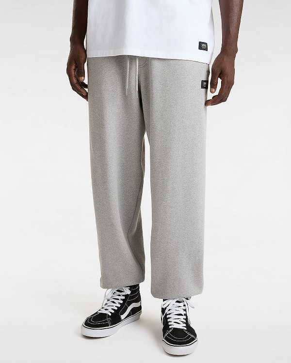Grey Men Vans Original Standards Fleece Loose Pants Canada | VN1975204