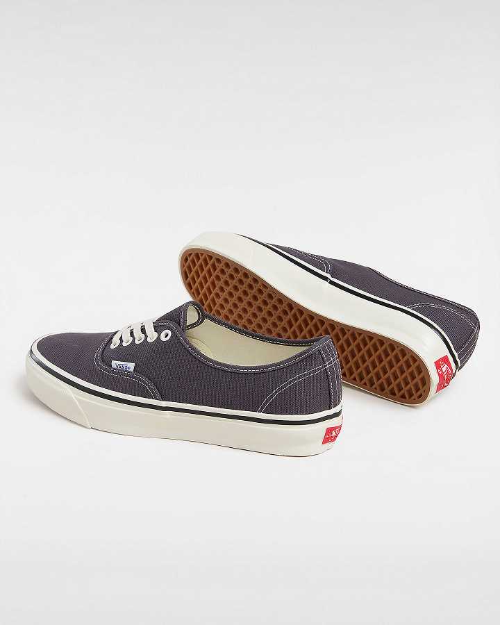 Grey Men Vans Premium Authentic 44 Duck Canvas Shoes Canada | VN8794260