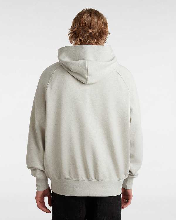Grey Men Vans Premium Logo Hoodie Canada | VN9763028