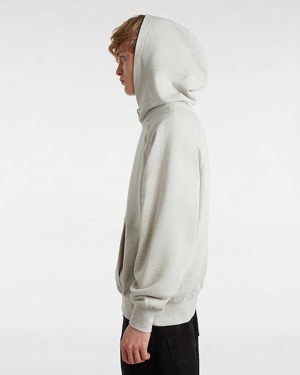 Grey Men Vans Premium Logo Hoodie Canada | VN9763028