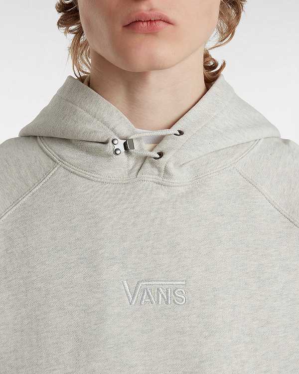 Grey Men Vans Premium Logo Hoodie Canada | VN9763028