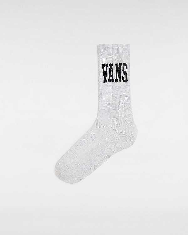 Grey Unisex Vans Arched Crew (1 Pair) Socks Canada | VN7632940