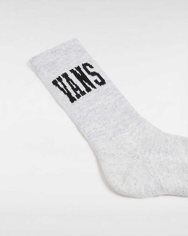 Grey Unisex Vans Arched Crew (1 Pair) Socks Canada | VN7632940