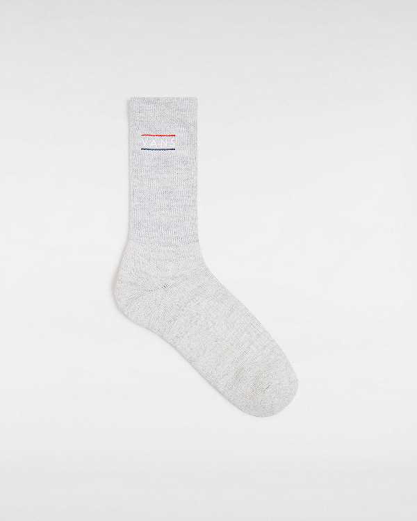 Grey Unisex Vans Half Box Crew (1 Pair) Socks Canada | VN4821905